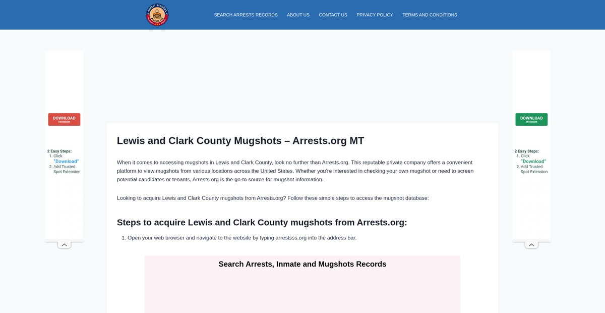 Preview of lewis-and-clark-mugshots.arrests-org.com