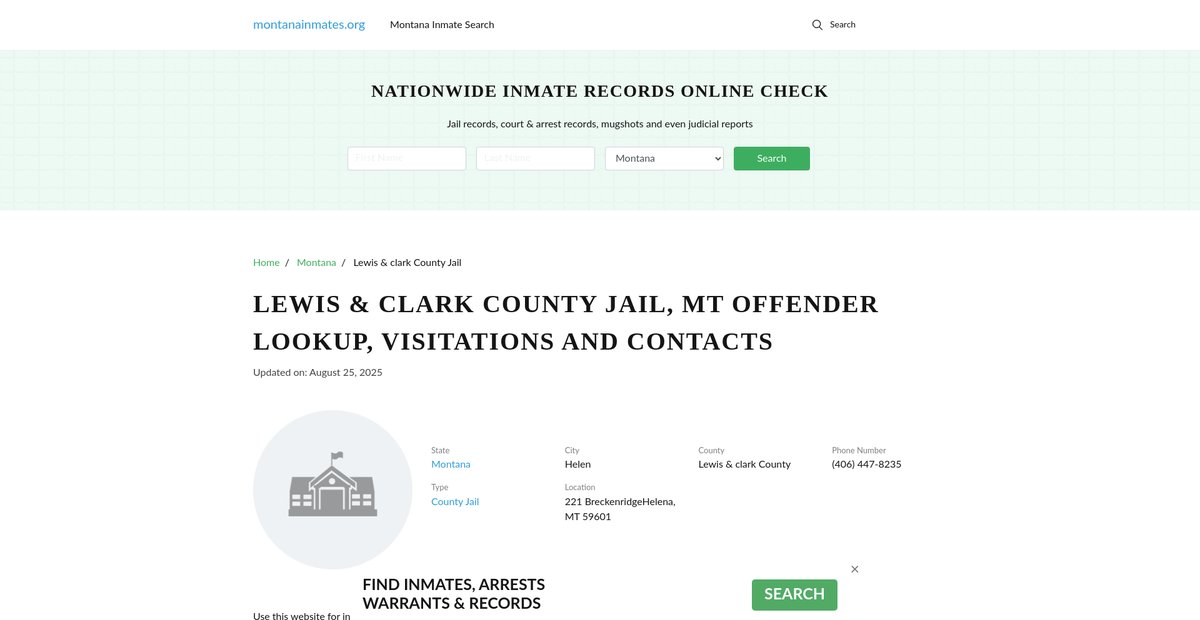 Preview of montanainmates.org