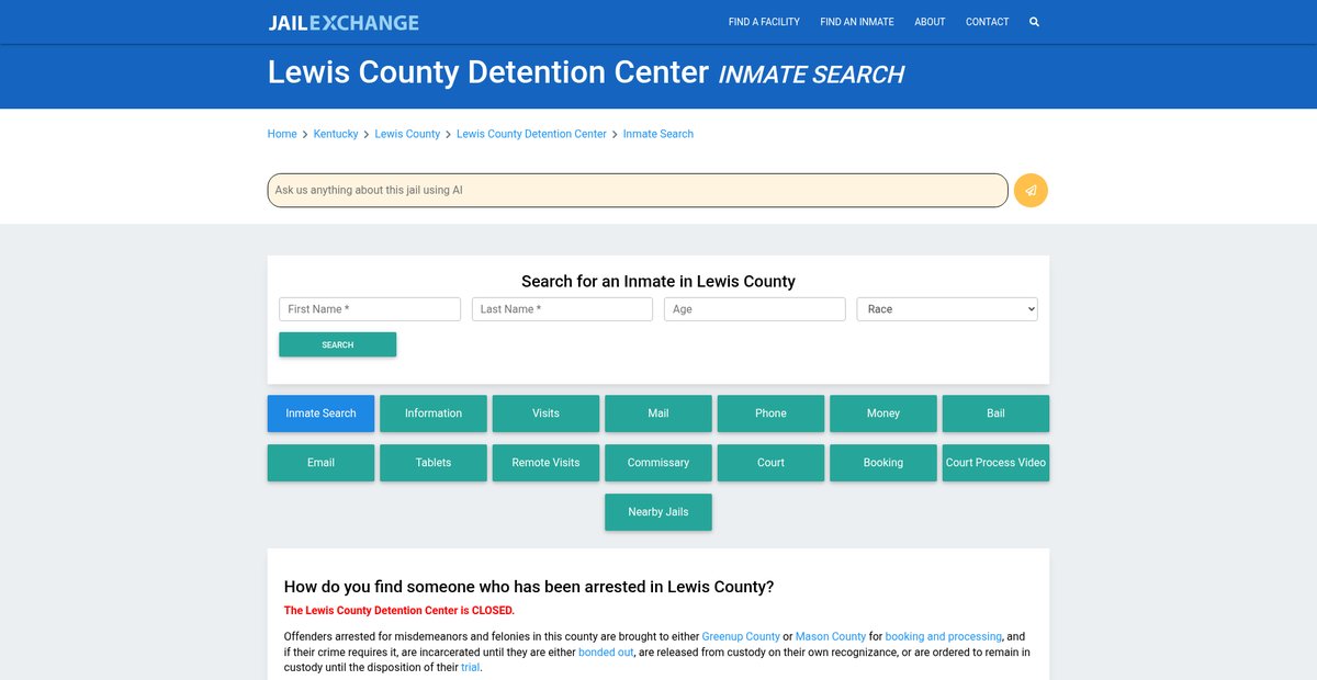 Preview of jailexchange.com