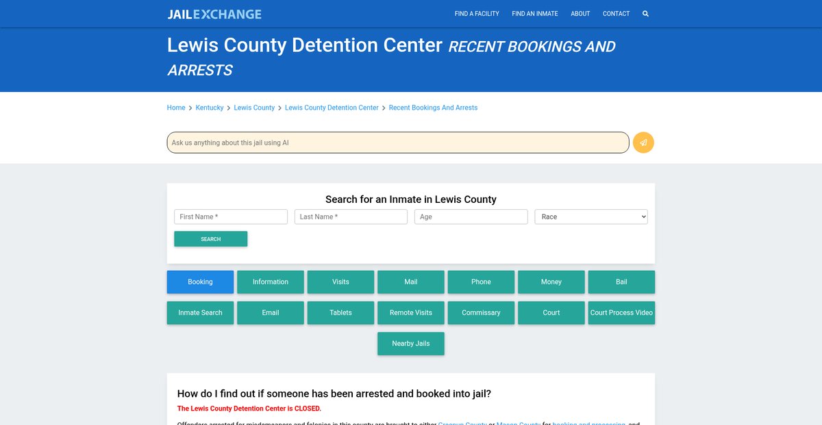 Preview of jailexchange.com