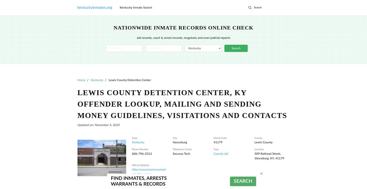 Preview of kentuckyinmates.org