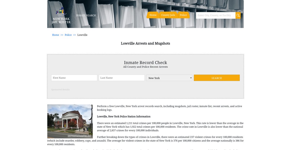 Preview of newyorkjailroster.com