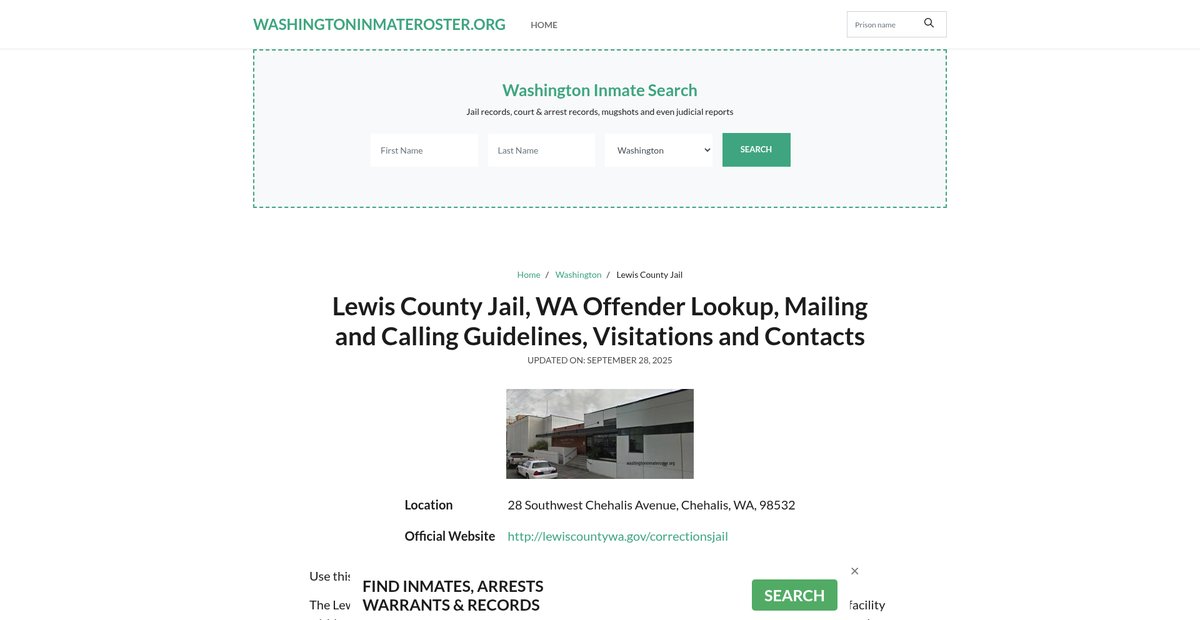 Preview of washingtoninmateroster.org