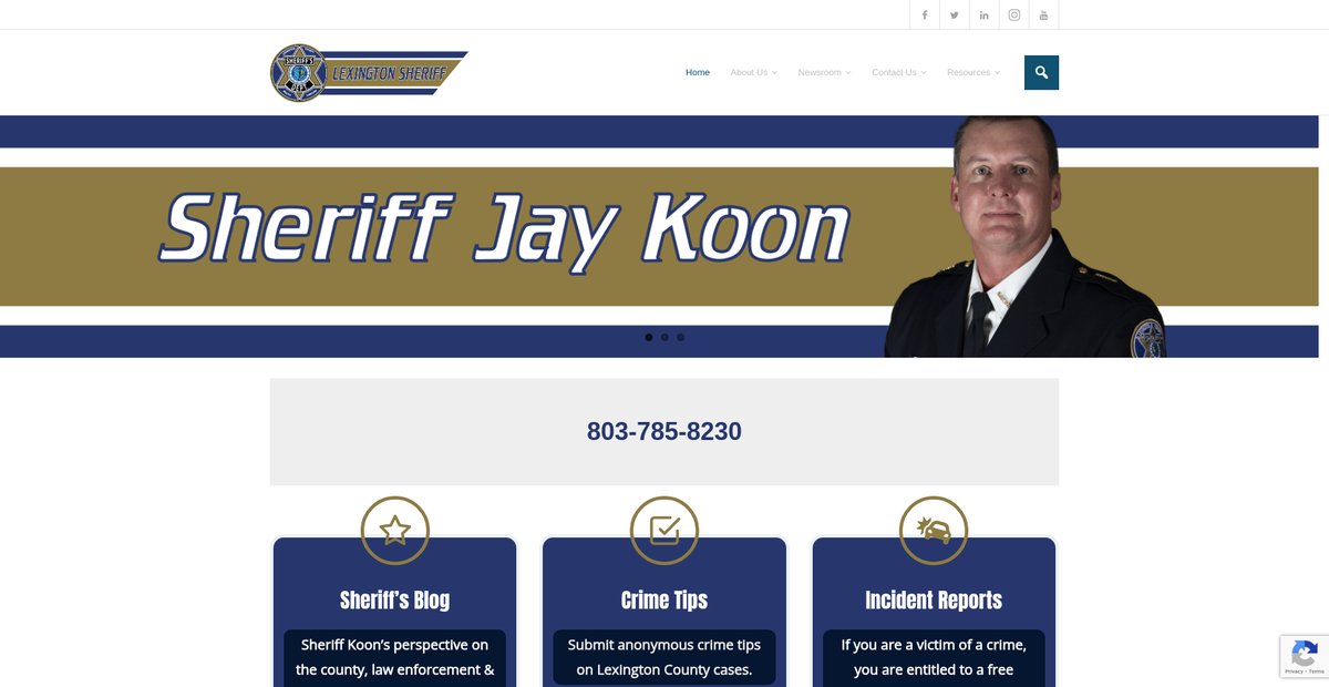 Preview of lexingtonscsheriff.com