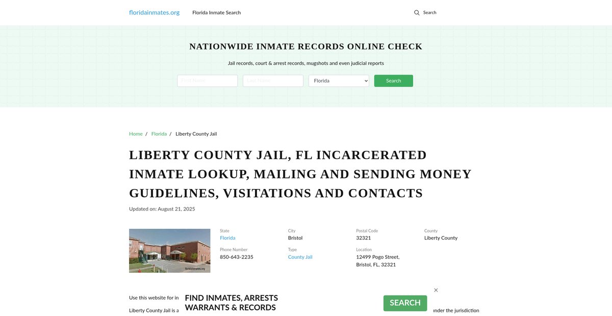 Preview of floridainmates.org