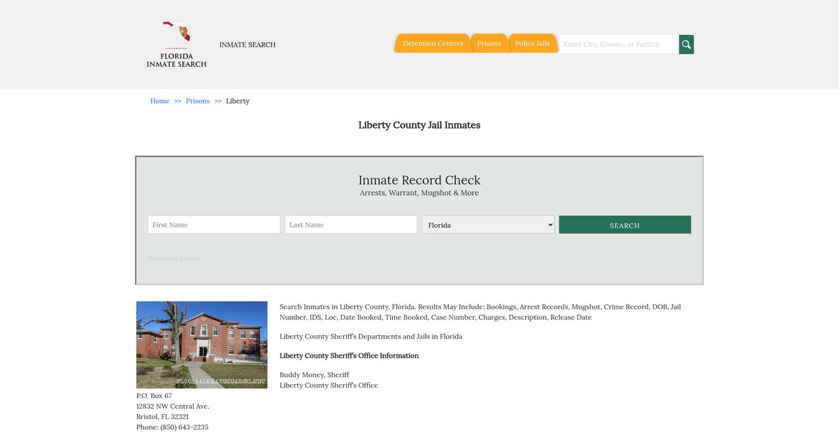 Preview of floridainmatesearch.net