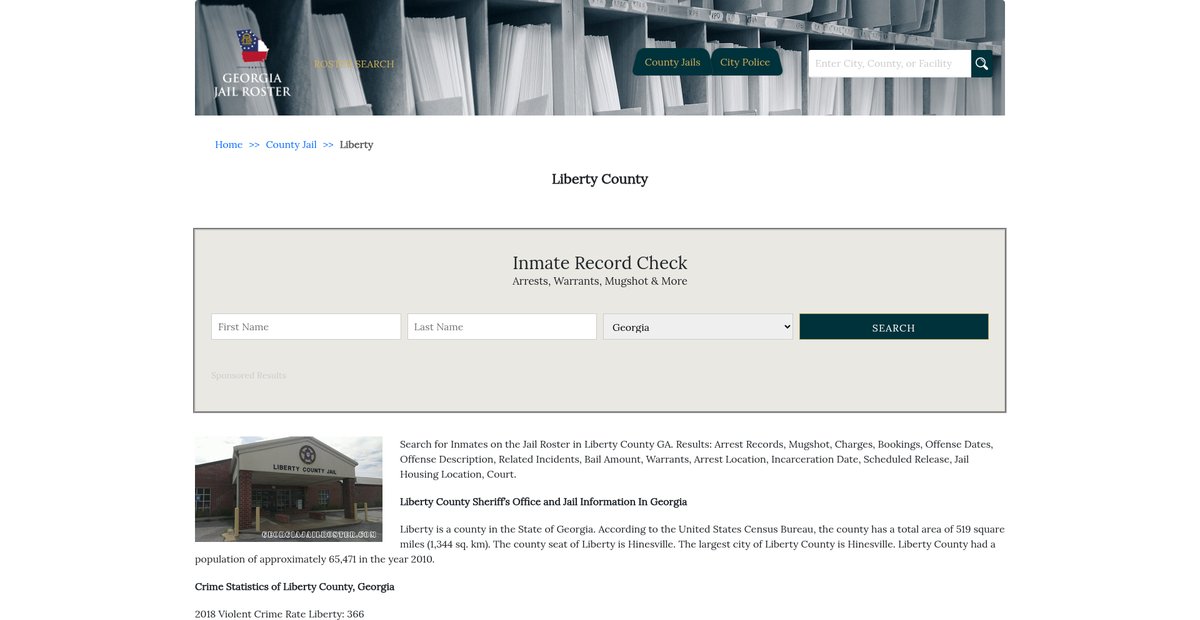 Preview of georgiajailroster.com
