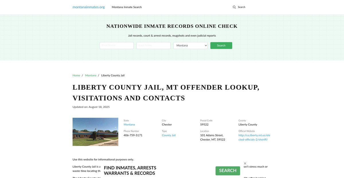 Preview of montanainmates.org