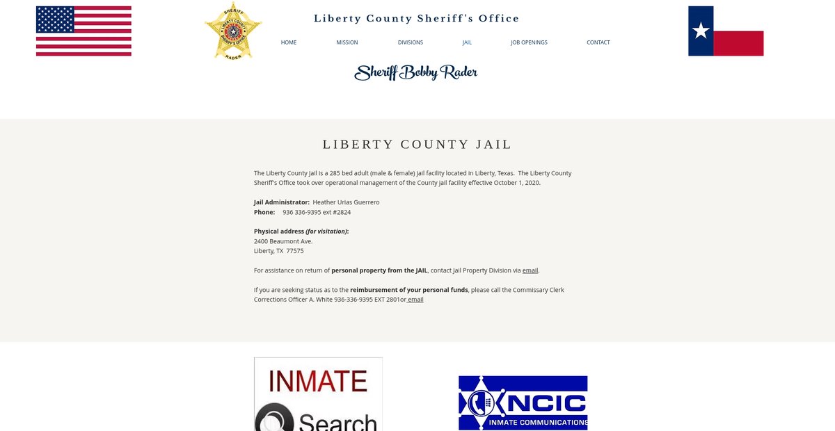 Preview of libertytxsheriff.com