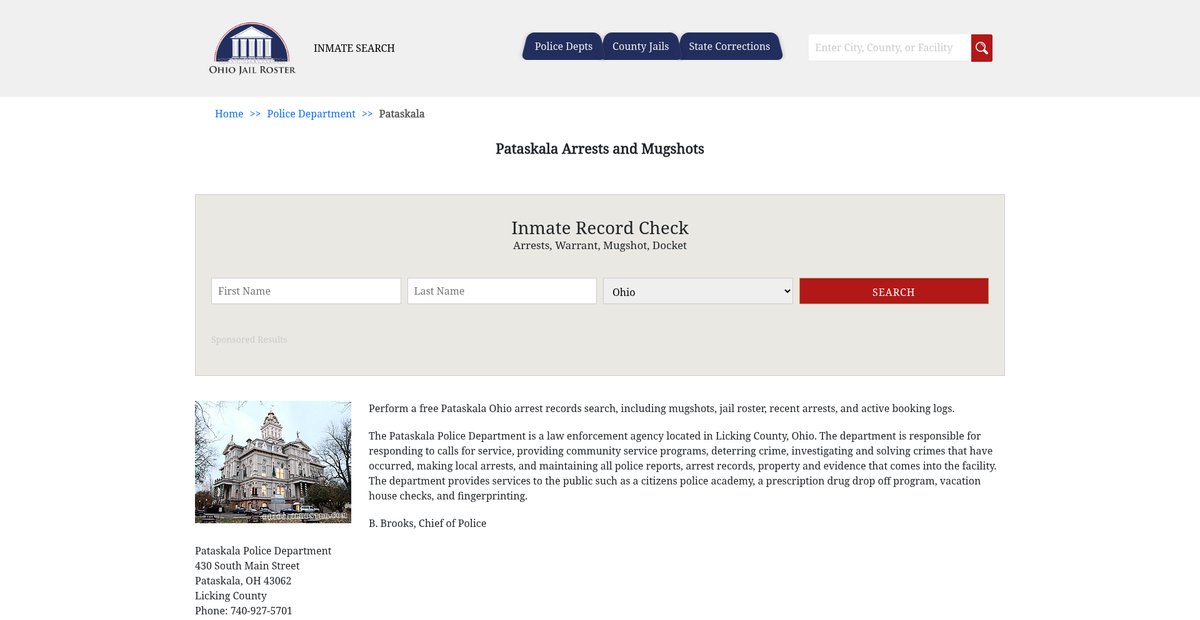 Preview of ohiojailroster.com