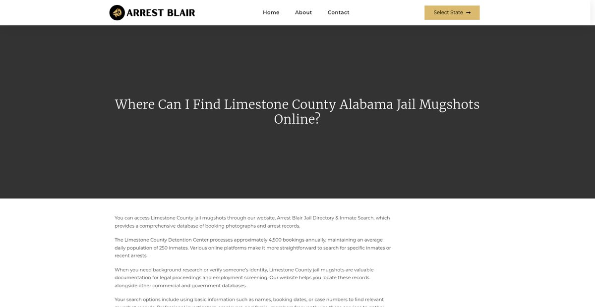Preview of arrestblair.org