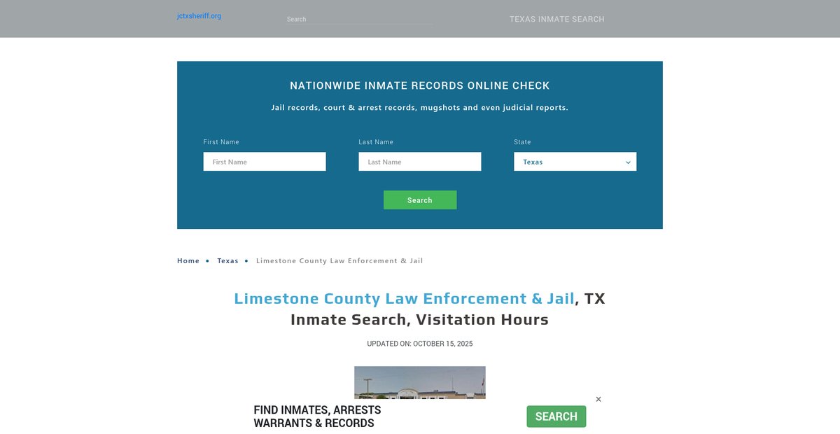 Preview of jctxsheriff.org