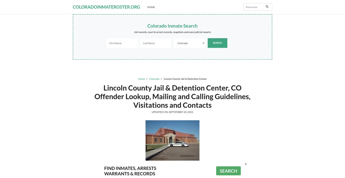 Preview of coloradoinmateroster.org