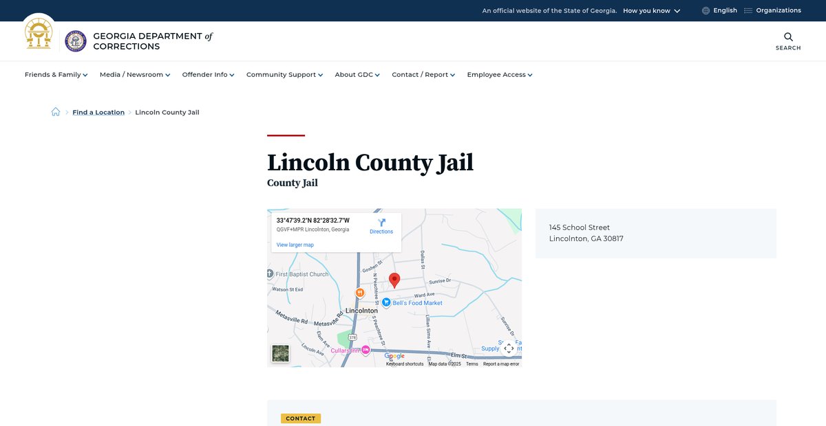 Preview of gdc.georgia.gov