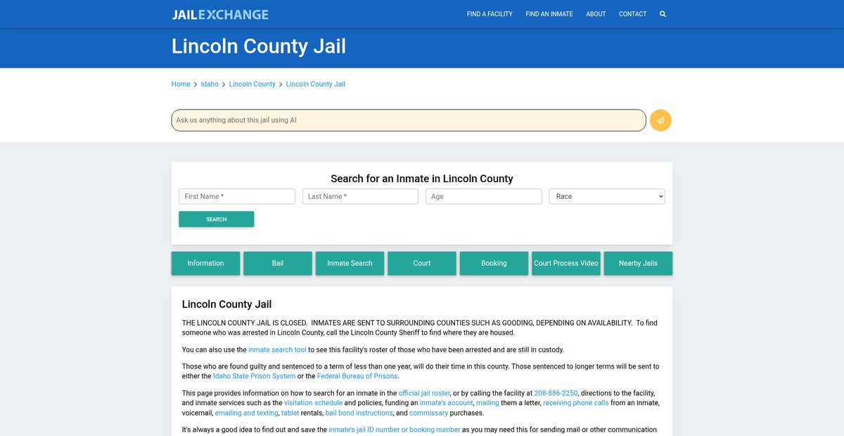 Preview of jailexchange.com