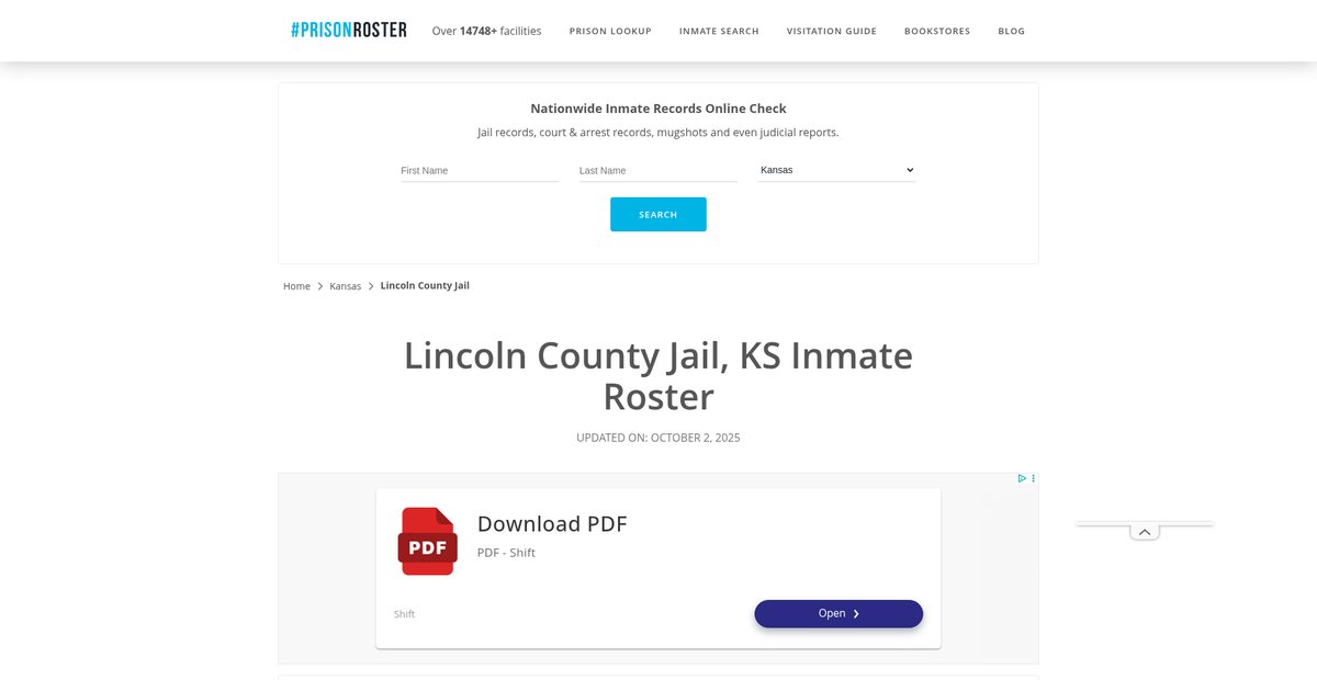 Preview of prisonroster.com