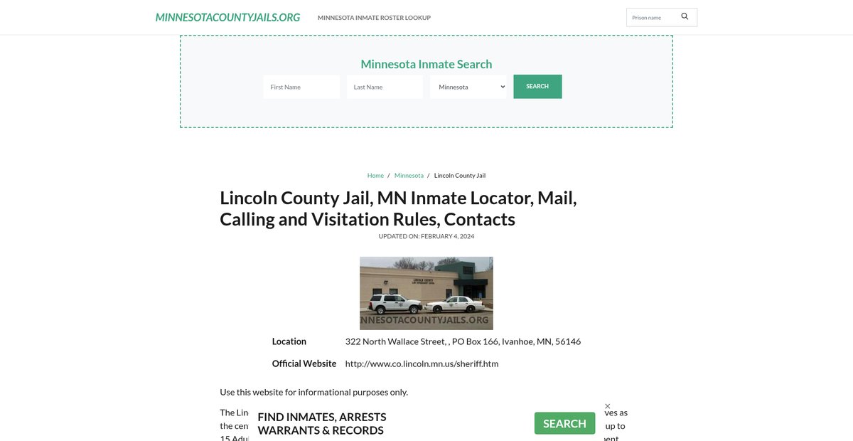 Preview of minnesotacountyjails.org