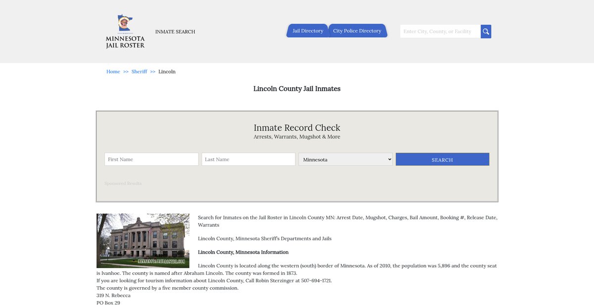 Preview of minnesotajailroster.com