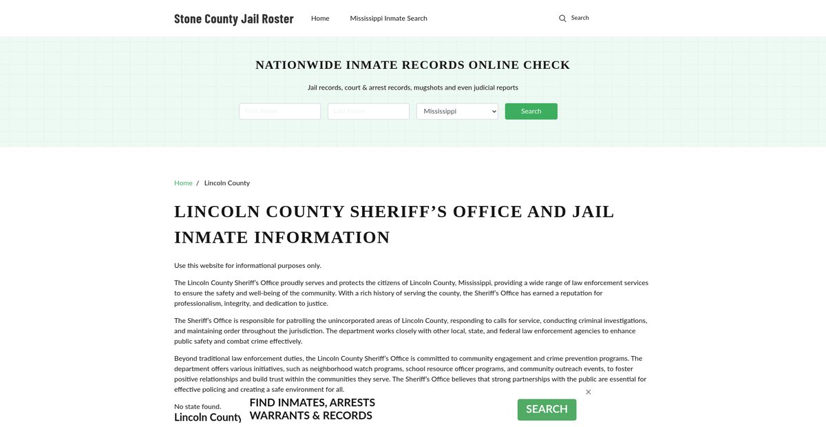 Preview of stonecountygov.com