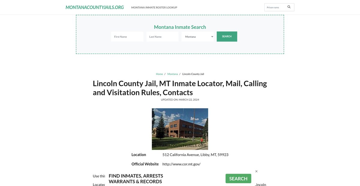 Preview of montanacountyjails.org