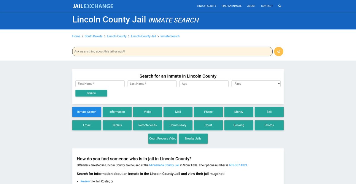 Preview of jailexchange.com