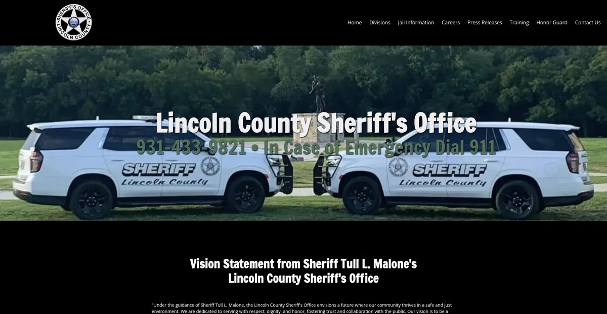 Preview of lincolncountytnsheriff.com