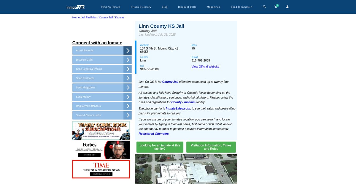 Preview of inmateaid.com