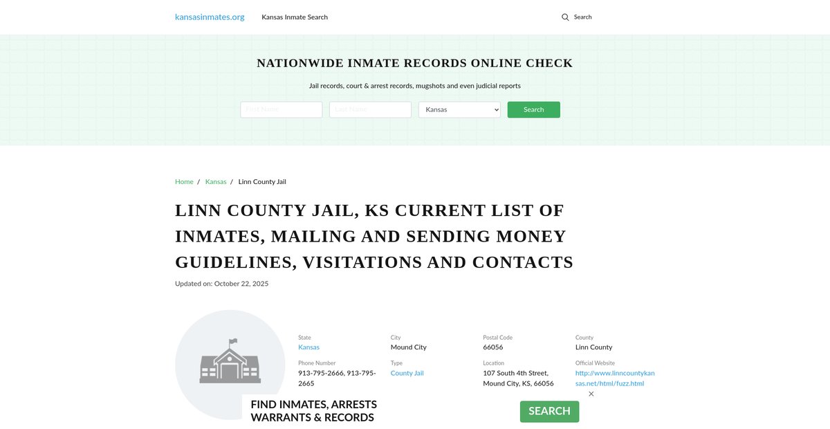 Preview of kansasinmates.org