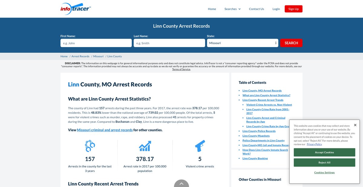 Preview of infotracer.com