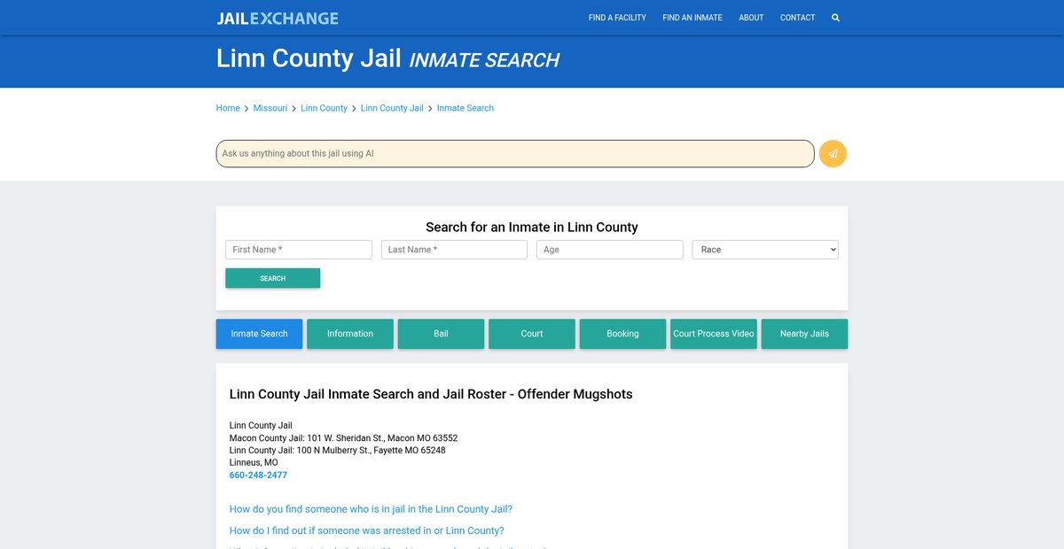 Preview of jailexchange.com