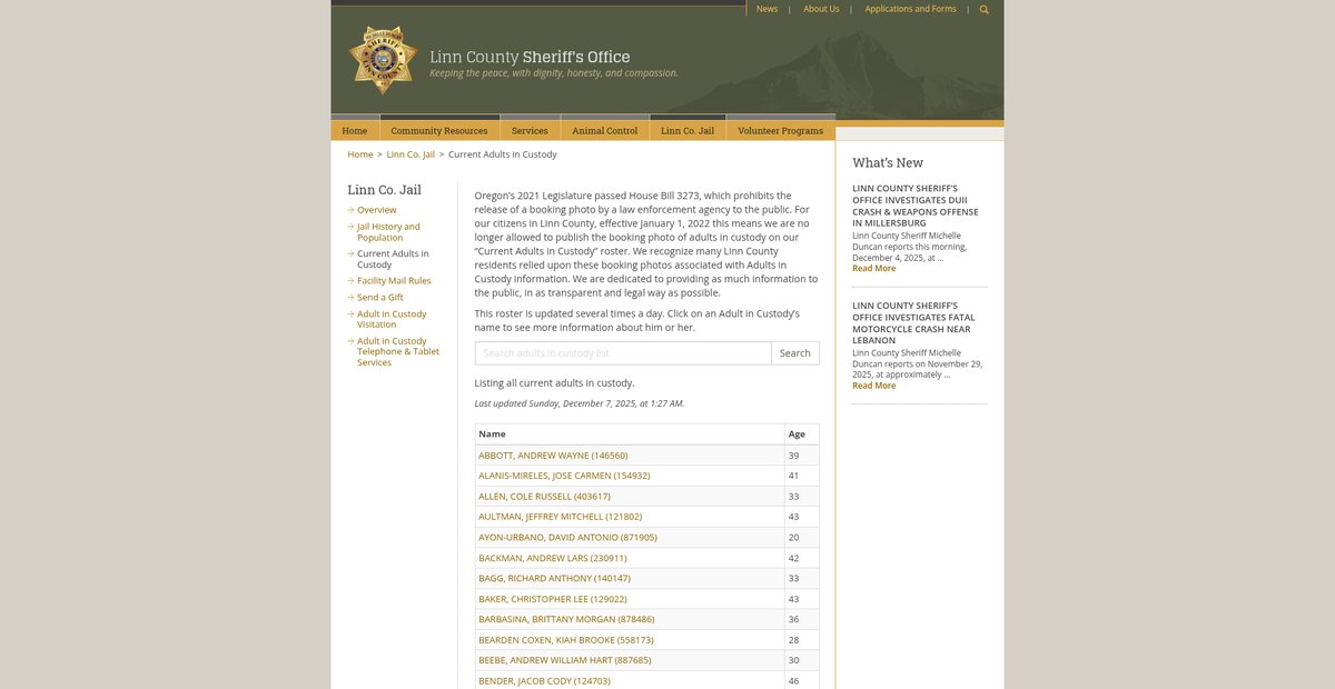 Preview of linnsheriff.org