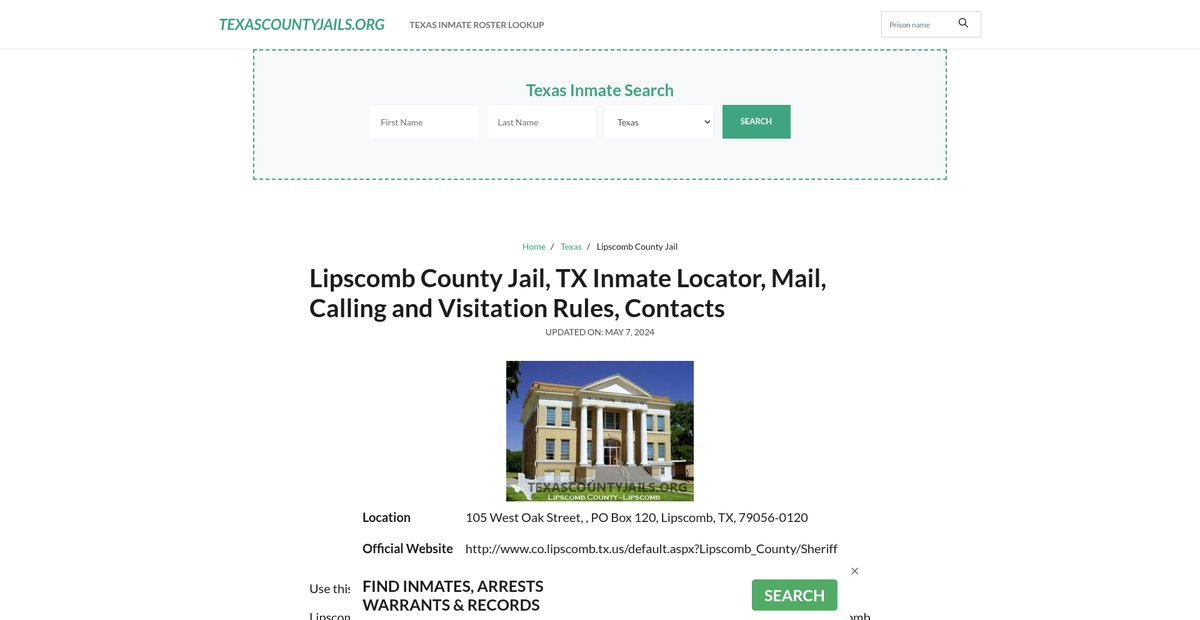 Preview of texascountyjails.org