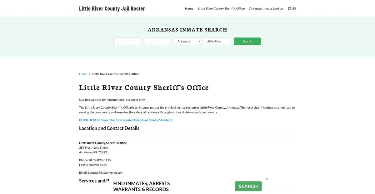 Preview of littlerivercountyjail.org