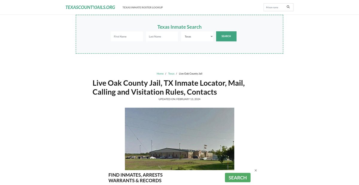 Preview of texascountyjails.org