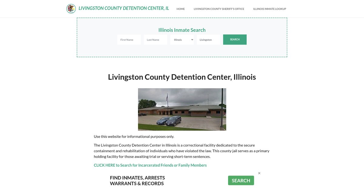 Preview of livingstoncountydetentionil.org