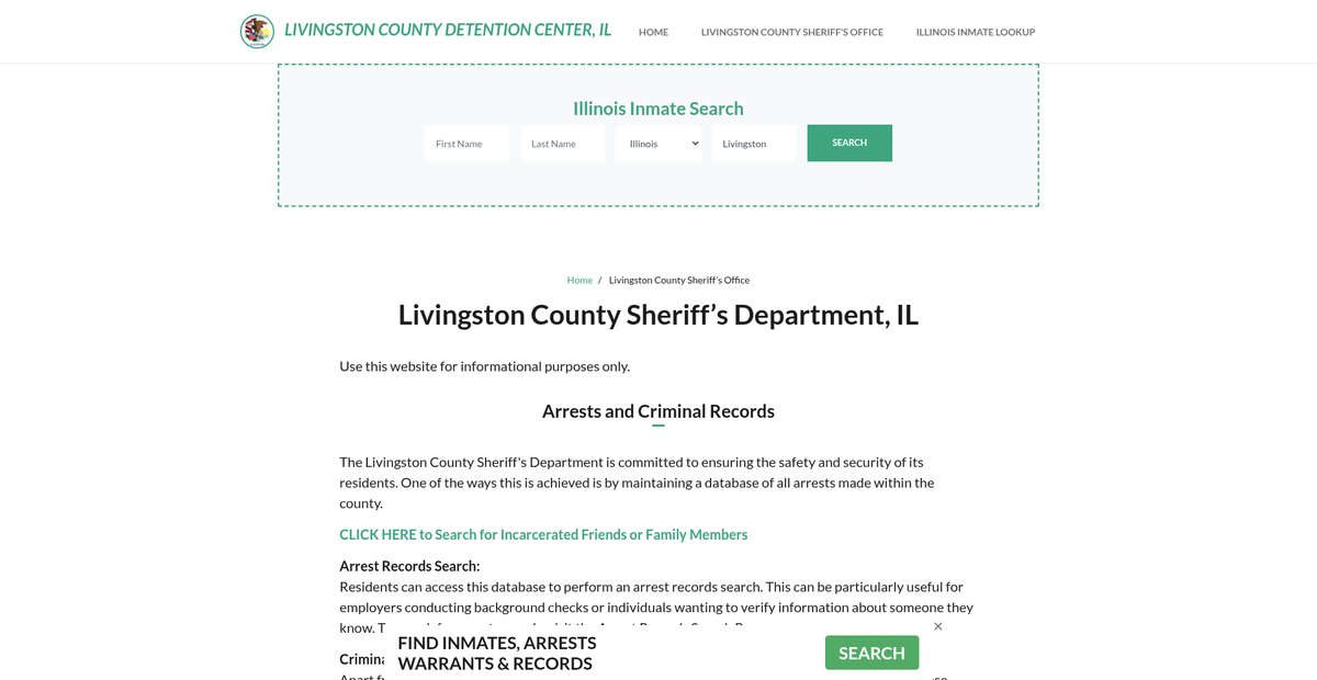 Preview of livingstoncountydetentionil.org