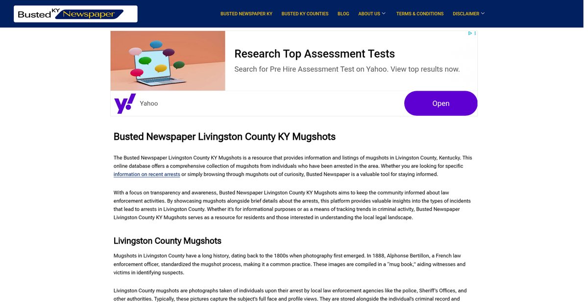 Preview of bustednewspaper-ky.com