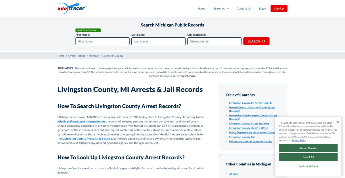 Preview of infotracer.com