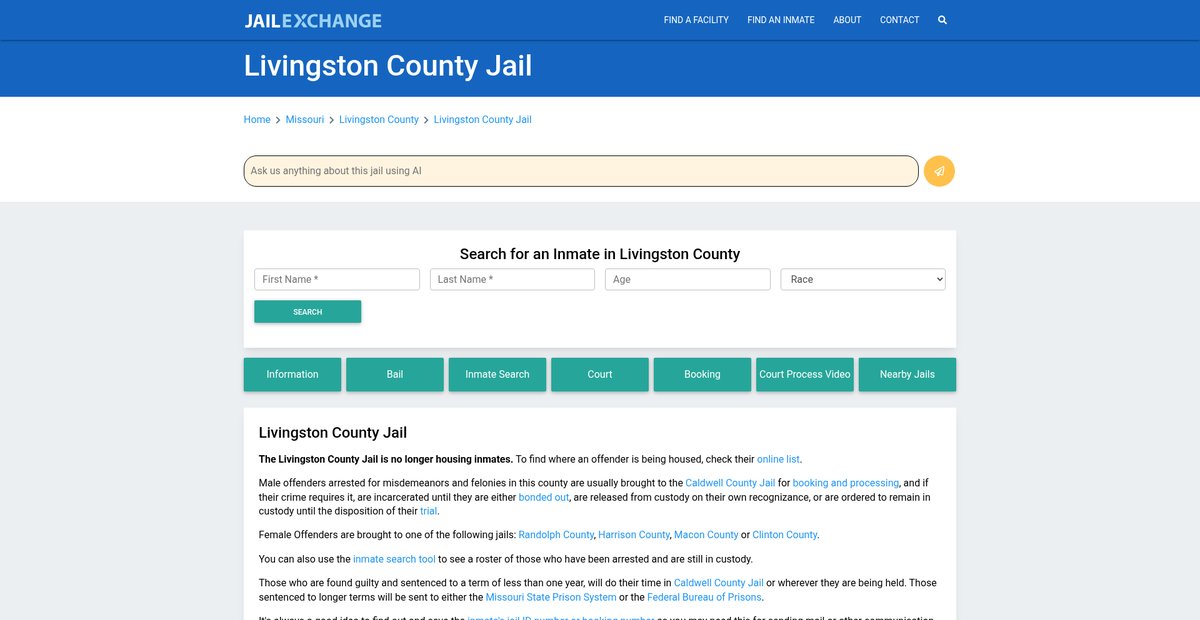 Preview of jailexchange.com