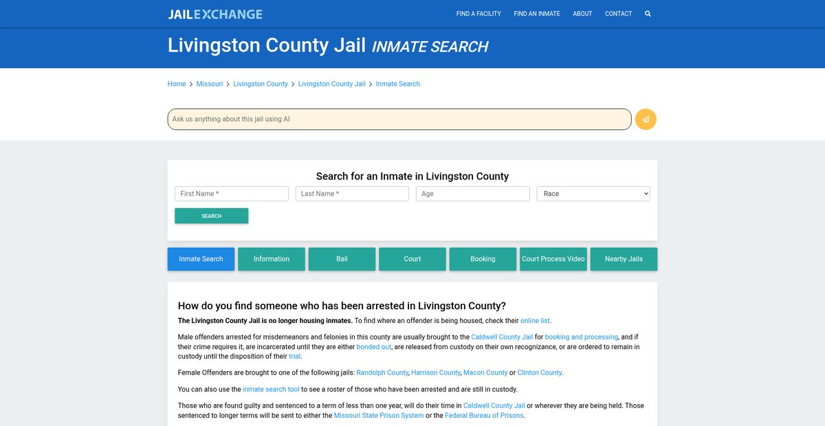 Preview of jailexchange.com