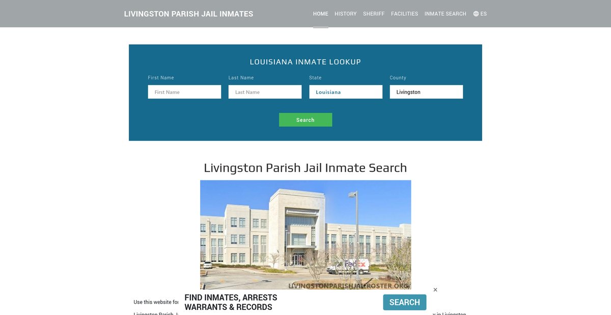 Preview of livingstonparishjailroster.org