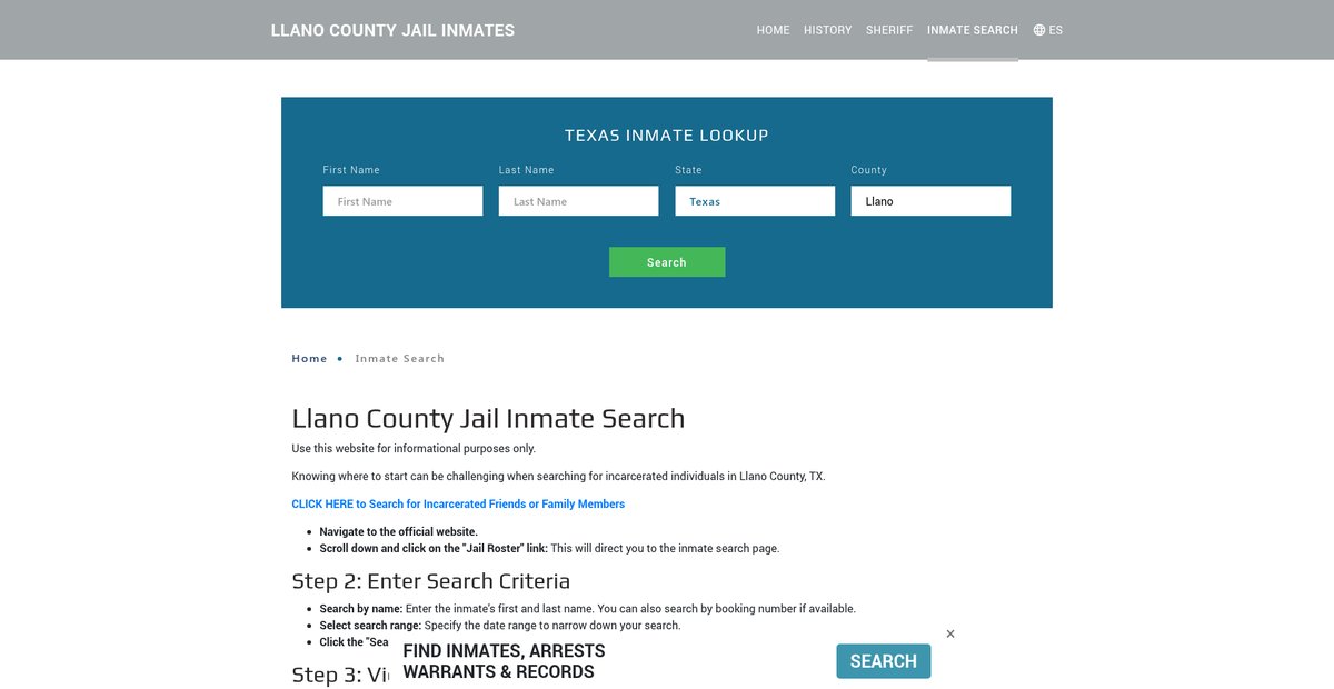 Preview of llanojailroster.org