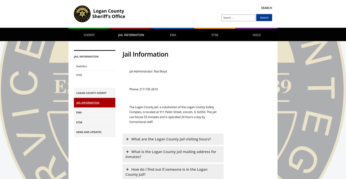 Preview of sheriffloganil.gov