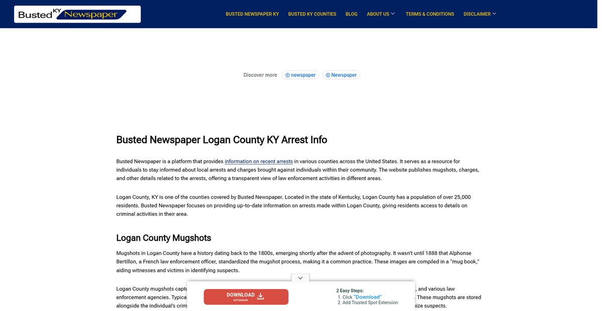 Preview of bustednewspaper-ky.com