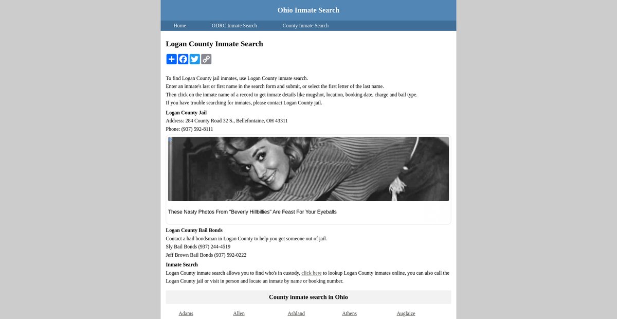 Preview of inmatesearchohio.org