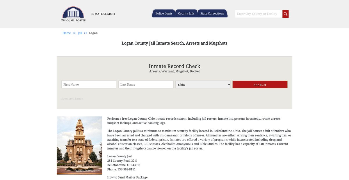 Preview of ohiojailroster.com