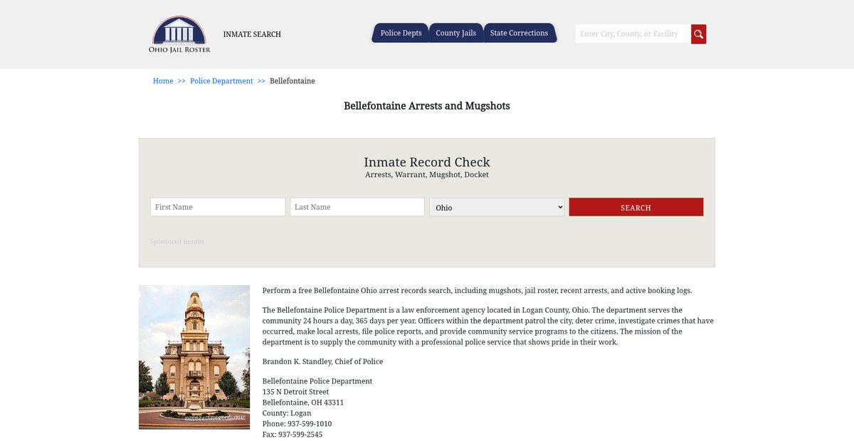 Preview of ohiojailroster.com