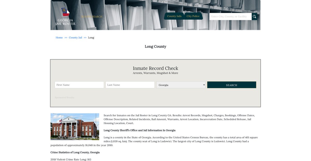 Preview of georgiajailroster.com