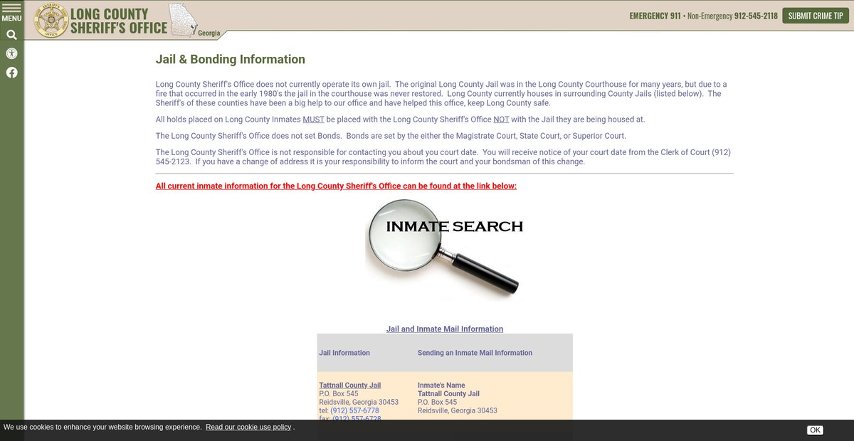 Preview of longcountyso.org