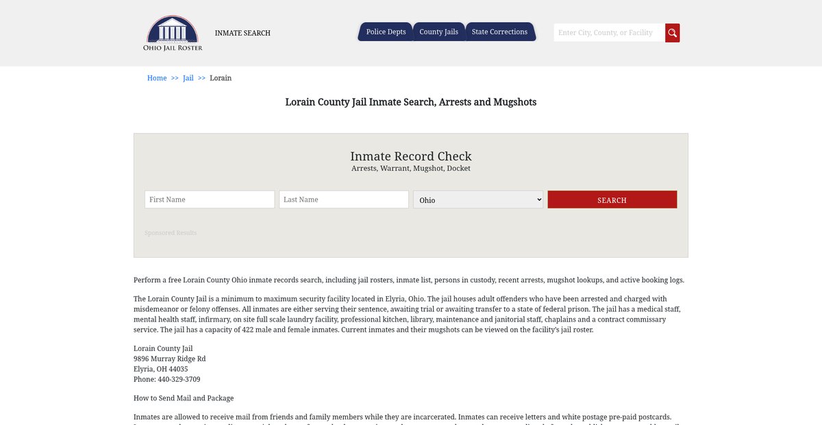 Preview of ohiojailroster.com